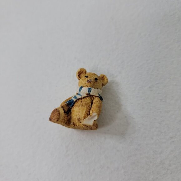 Vintage Peter Fagan Hand Painted 9 Miniature Figures Bunny Teddy Bear Duck Sheep - Picture 7 of 9